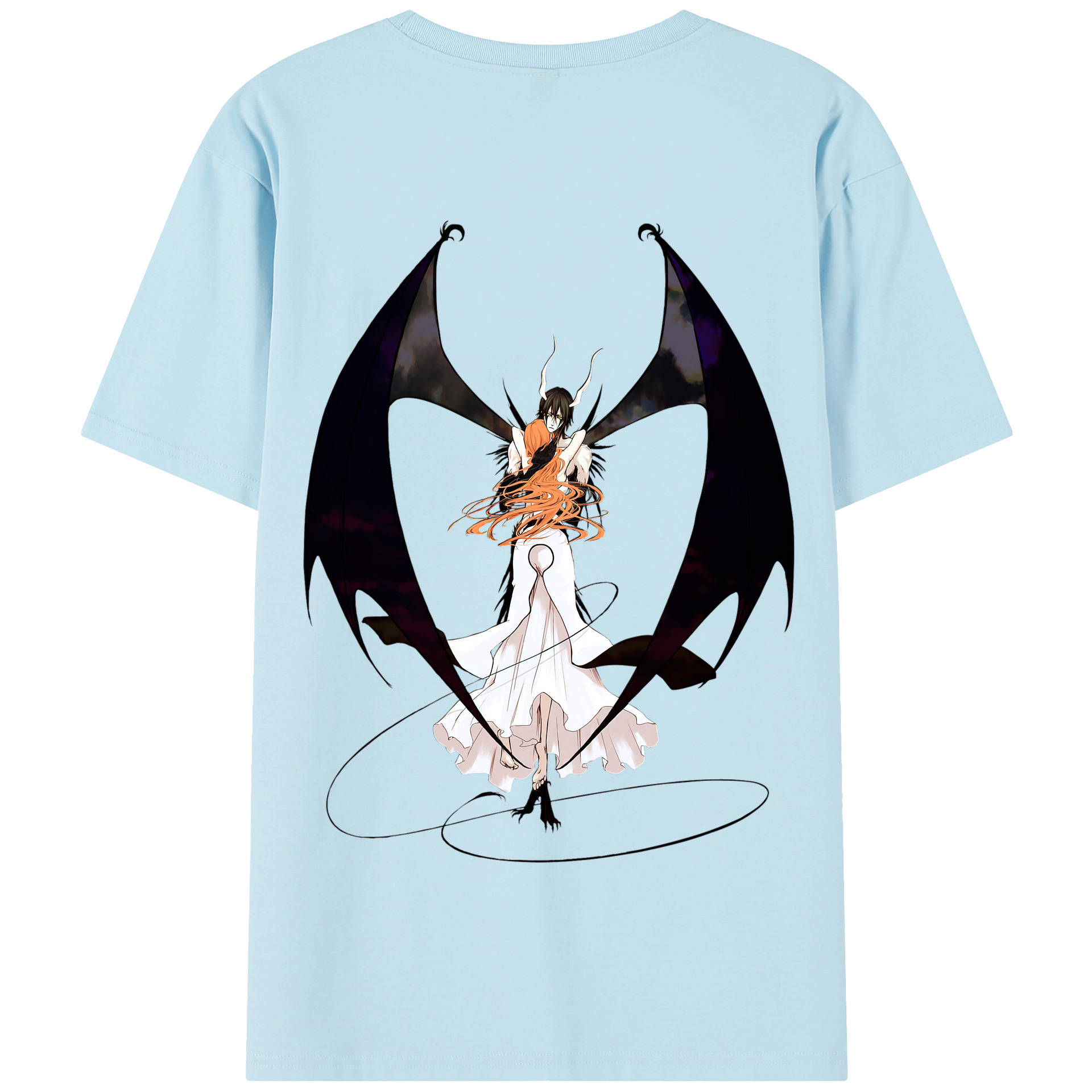 （画像用） ブリーチ ウルキオラ·シファー BLEACH Ulquiorra cifer 綿100％半袖Tシャツ（背面プリント）